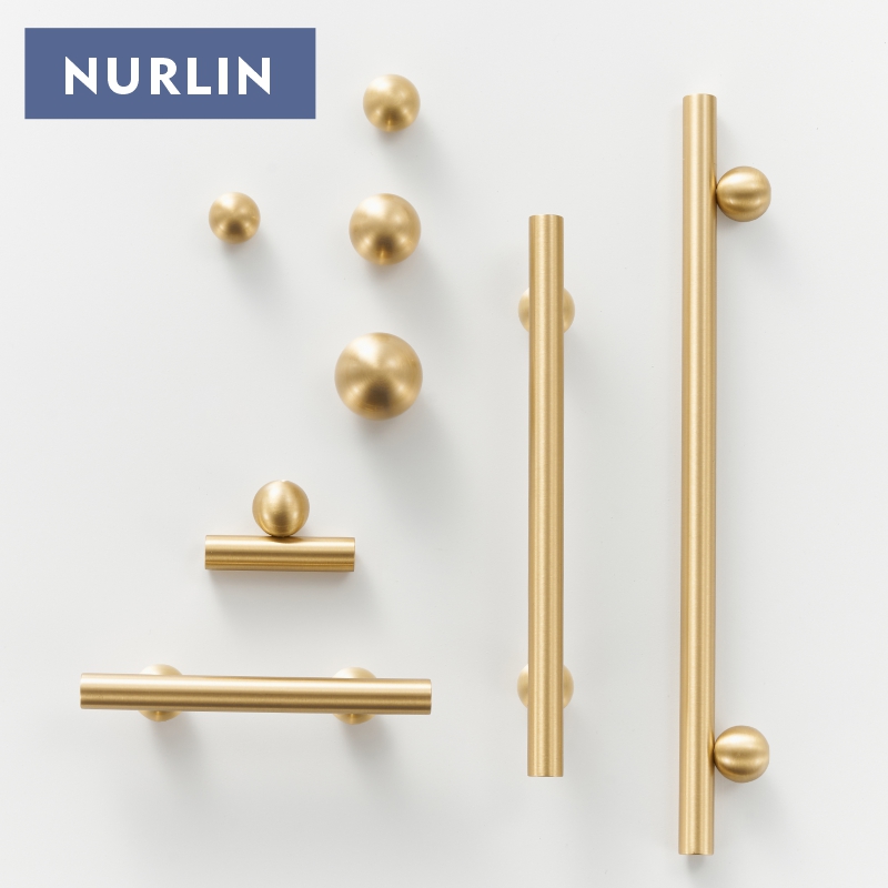 نورلين النحاس كرة مستديرة القد - مراجعة Furniture Hardware Jig وسعره