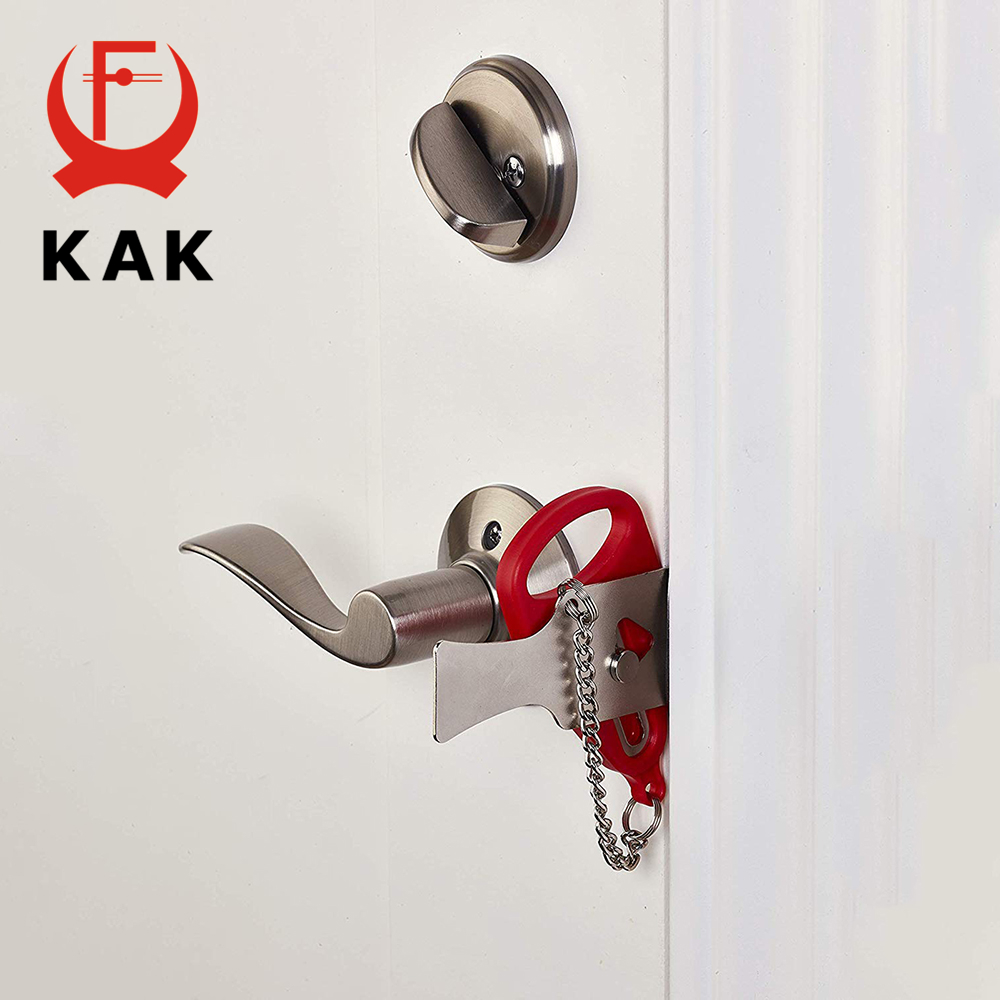 KAK قفل الباب المحمول بدون مفت - مراجعة Furniture Hardware Fitting وسعره