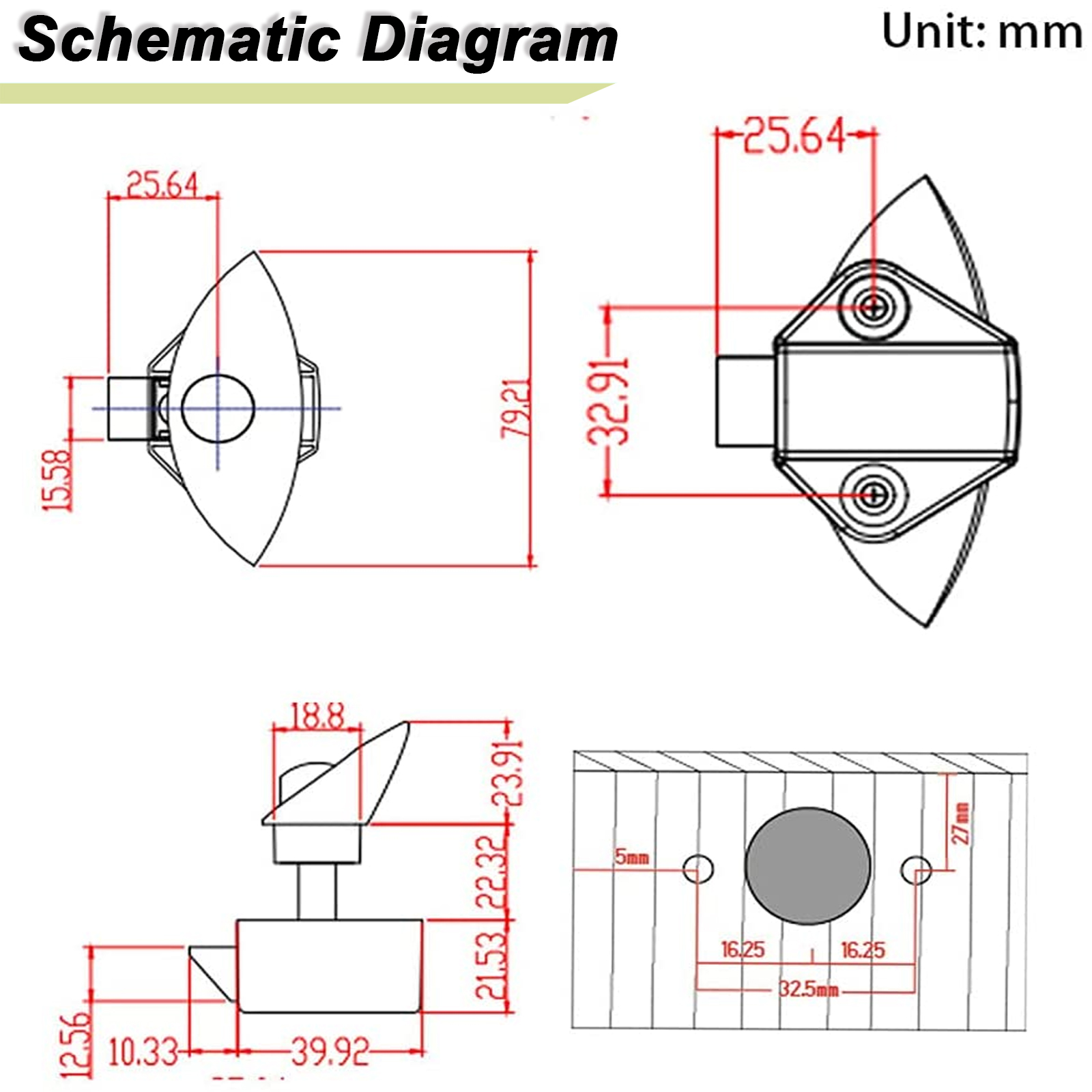 2X قافلة سبائك الزنك نصف القمر - مراجعة Furniture Hardware Jig وسعره